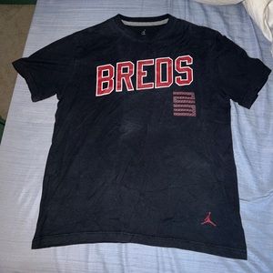 Men’s Jordan’s BREDS Tshirt size medium